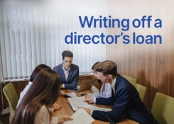 Writing off a directors loan